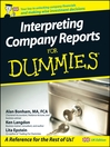Interpreting Company Reports For Dummies (eBook)